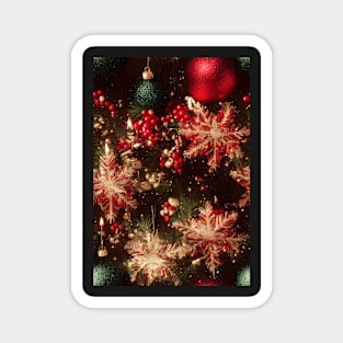 Christmas Seamless Pattern, Christmas Decorations #12 Magnet