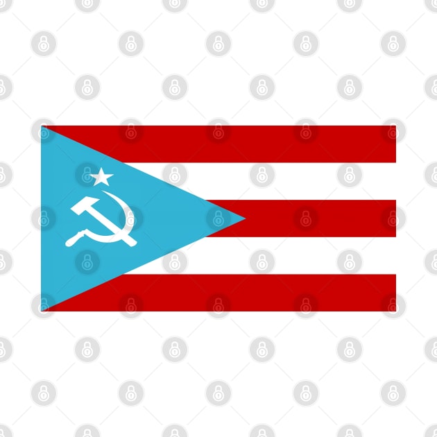 Democratic Peoples Republic of Independent Puerto Rico Flag 2ND Variation by RevolutionToday