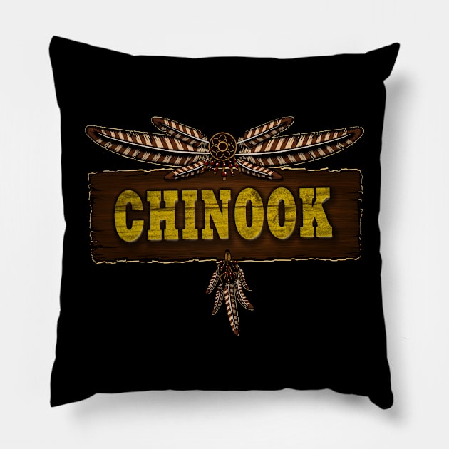 Chinook People Pillow by MagicEyeOnly