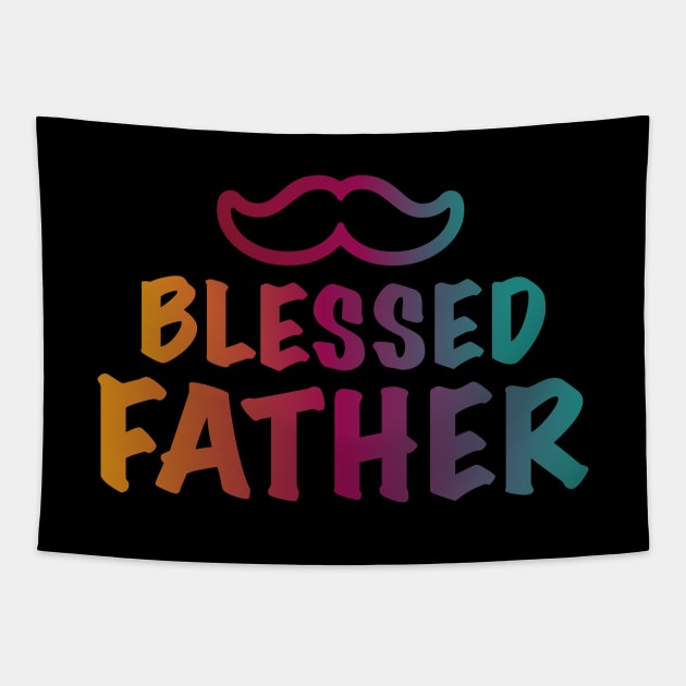 Blessed Father Tapestry by Introvert Home 