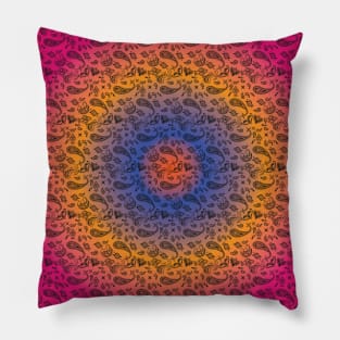 Bandana gradient pattern Pillow