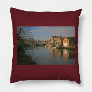 River Frome, Wareham, January 2022 Pillow