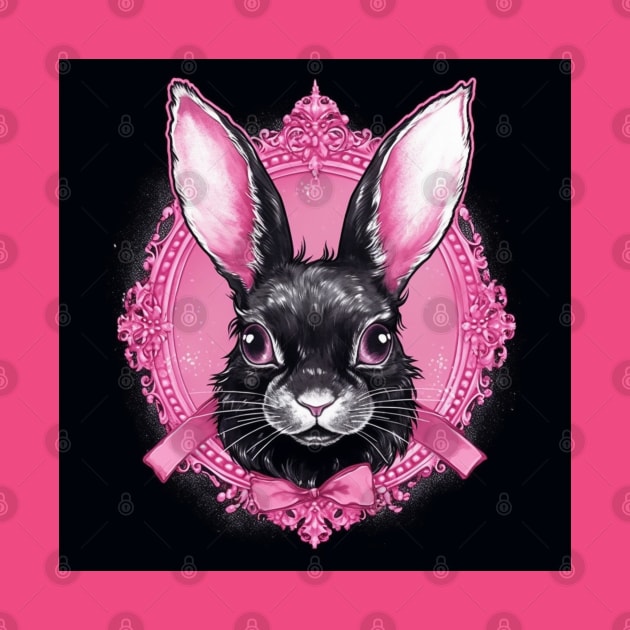 Black Little  Rabbit by Enchanted Reverie
