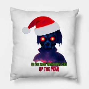 The Most Wonderful Time of the Year Zombie Pillow