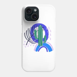 Abstract tropical print Phone Case