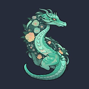 Cute Kawaii Emerald Dragon T-Shirt