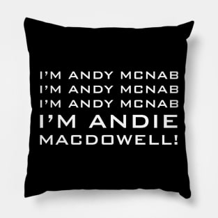 Andy MacDowell Pillow