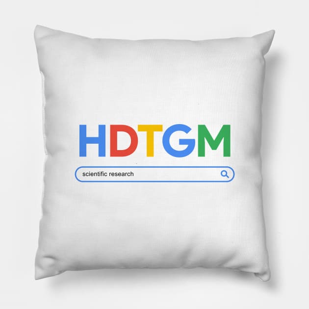 HDTGM - Scientific Research Pillow by How Did This Get Made?