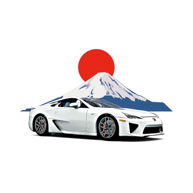 LFA Fuji JDM Japan Print by Auto-Prints