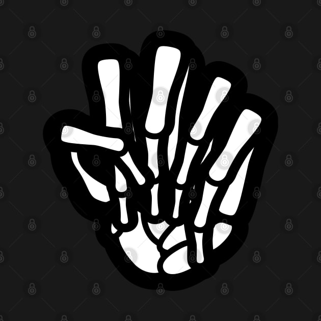 Skeleton Hand Fist Hand Sign by MOULE