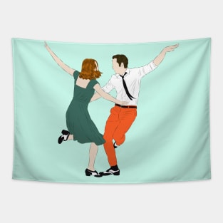 Mia and Sebastian - La La Land Tapestry