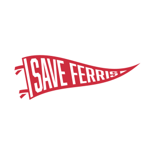 Save Ferris Pennant (Red) T-Shirt