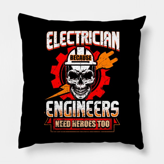 Electrician Pillow by Mila46