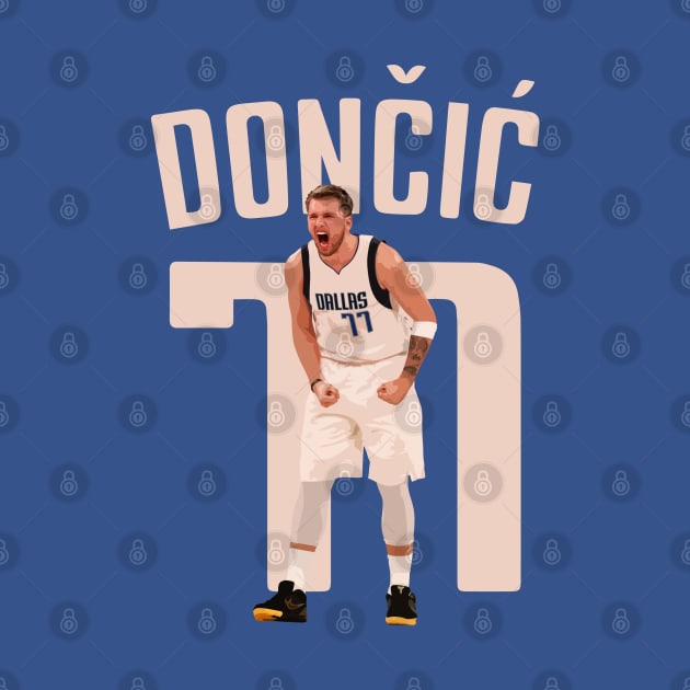 Luka Doncic - Dallas Mavericks by midaillustrator