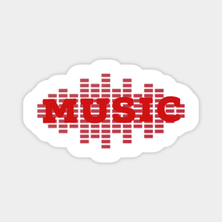 Music sound wave Magnet