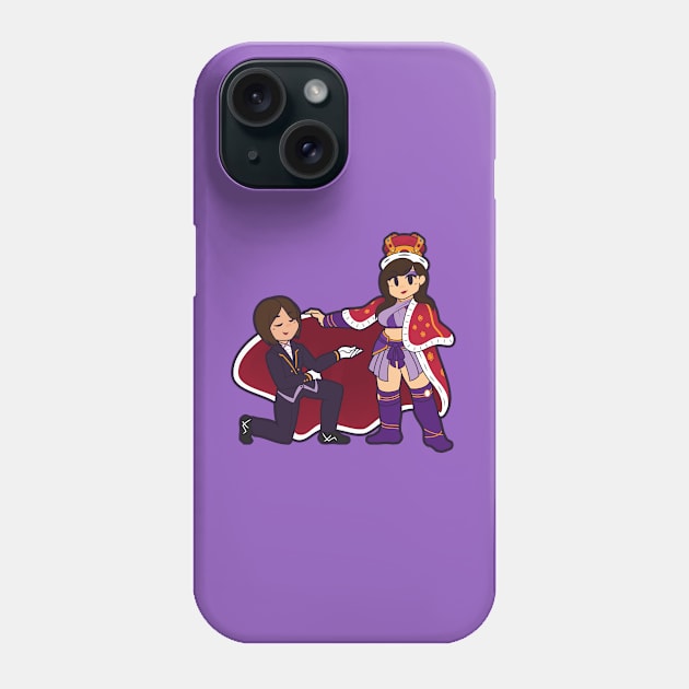 Royalty Joshi Wrestlers Phone Case by TheDinoChamp