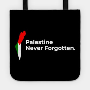 Palestine Never Forgotten Tote