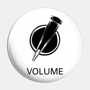 Volume Knob (Chicken-head, black) 0% Pin