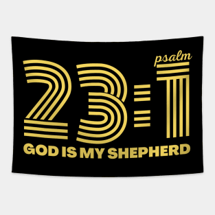 Psalm 23:1 God is my Sheperd Tapestry