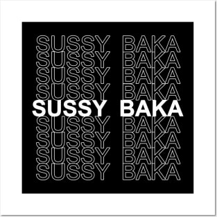 Póster for Sale con la obra «Amo a Sussy Baka I Heart Sussy Baka» de  RedQuality