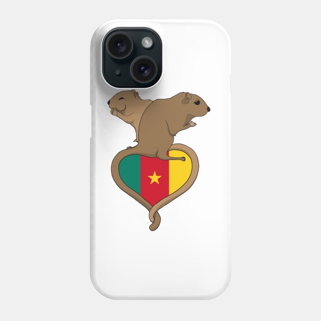 Gerbil Cameroon (light) Phone Case by RampArt