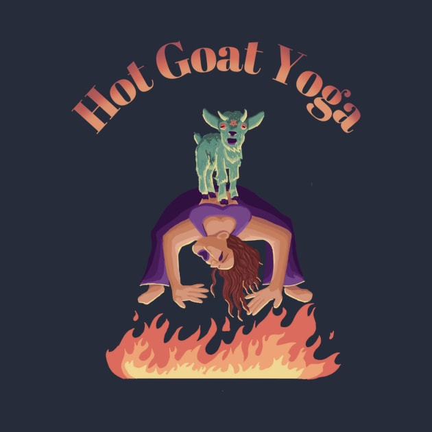 Hot Goat Yoga by mamashark17