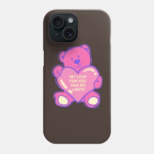 My love for you has no limits Phone Case