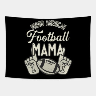 Proud Football Mama American football Ladies Tapestry