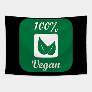 100% Vegan Tapestry