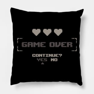 MINIMALIST GAMER :- GAME OVER Pillow