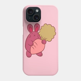 Chubby Bunny with Carrot Phone Case