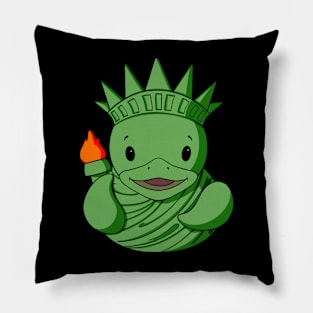 Statue of Liberty Rubber Duck Pillow