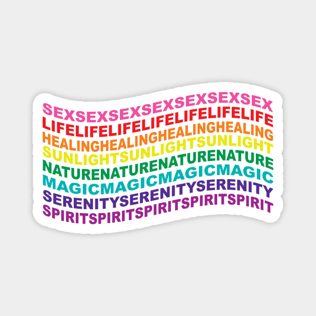 Original Pride Flag Magnet by lavenderhearts