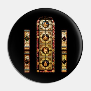 Stained Glass Window Pin