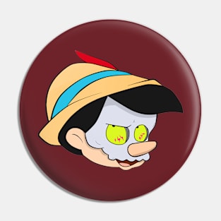 Dope pinocchio mask style character drawing Pin