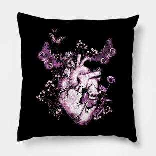 Heart butterflies 1 Pillow