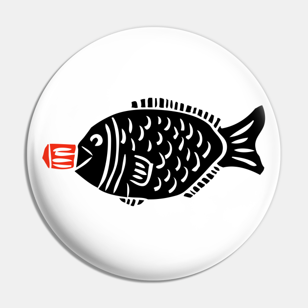 Fish Soy Sauce Bottle Soy Sauce Pin TeePublic