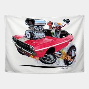 Vince Crain High Octane 1970 Dodge Challenger Tapestry