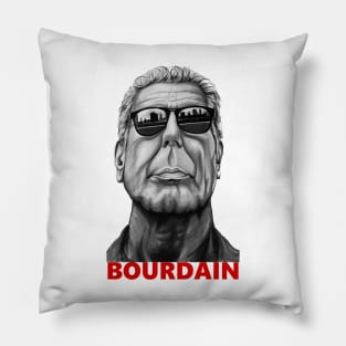 Anthony Bourdain original portrait Pillow