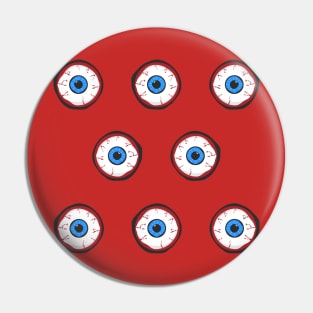 Blue Eyeball Pin