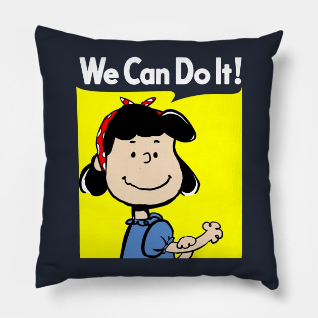 Lucy Can Do It! Pillow by Titius