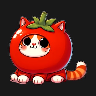 Cat in a Tomato Costume T-Shirt