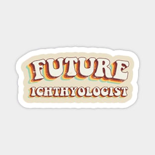 Future Ichthyologist - Groovy Retro 70s Style Magnet