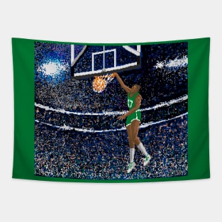 Pixel Dunk - Boston Tapestry