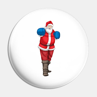 Santa Claus Christmas Boxer Pin