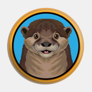 Otter Circle Pin