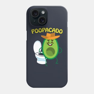 Poopacado Naughty Dad Avocado Phone Case