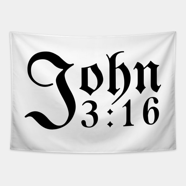 John 3:16 Tapestry by icdeadpixels