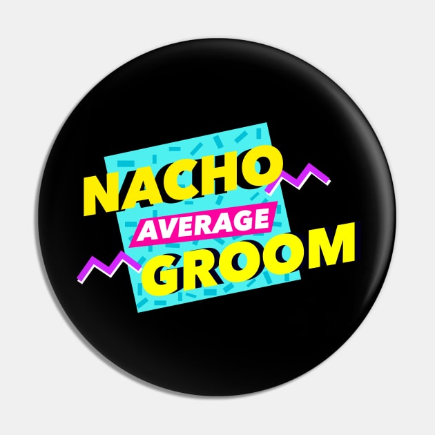 Nacho Groom Ice Blue Pin by michaelatyson