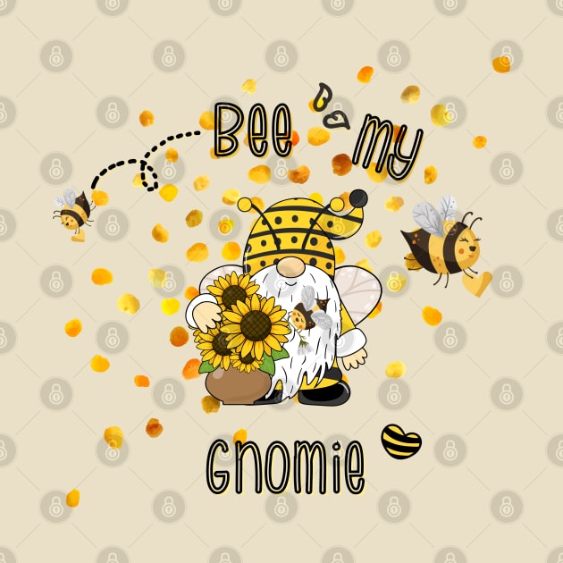 Bee My Gnomie Sunflowers by Holisticfox